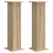 Supporto per piante | Sostegno per piante 2 pz Rovere Sonoma 30,5 x 30 x 100,5 cm