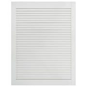Porta a persiana in legno massello di pino bianco 69 x 49,4 cm 02_0003885