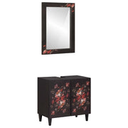 Set di Armadi da Bagno con porta 2 pcs Legno di mango massello 3310141