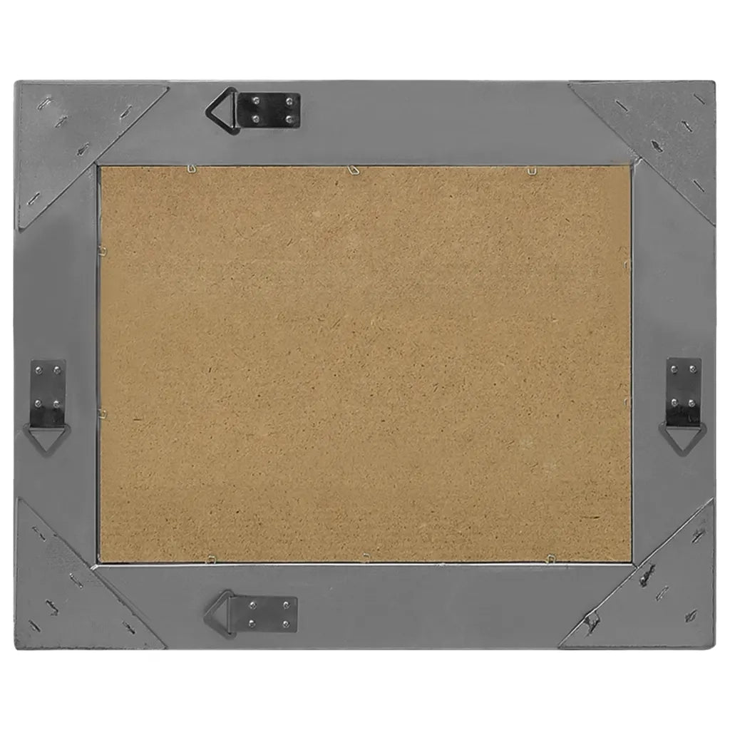 Specchio da Parete | Specchio decorativo Stile Barocco 60x40 cm Nero