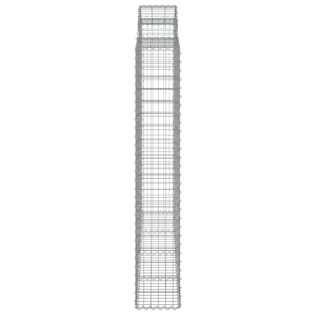 Cesti Gabbioni ad Arco 2 pz 200x50x180/200 cm Ferro Zincato 3146404
