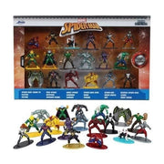 Cofanetto Spiderman - 18 figurine in metallo da 4 cm - Personaggi dell'universo di Spiderman