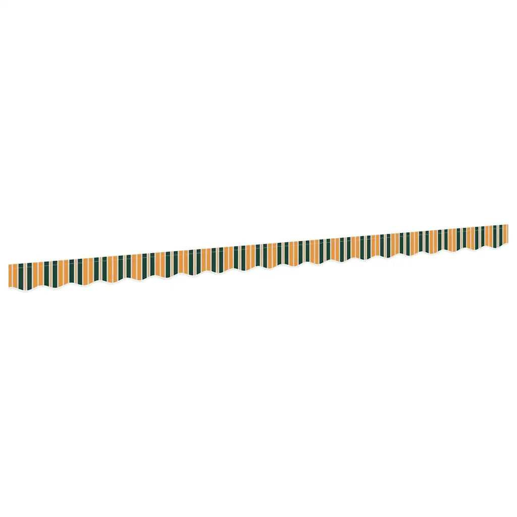 Tenda a Braccio Verde e giallo 430 x 20 cm Tela 42000803