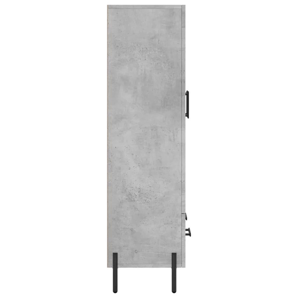 Buffet credenza cassettiera mobiletto mobile contenitore organizer cucina soggiorno salotto alto 69,5 x 31 x 115 cm legno ingegnerizzato grigio 02_0034475