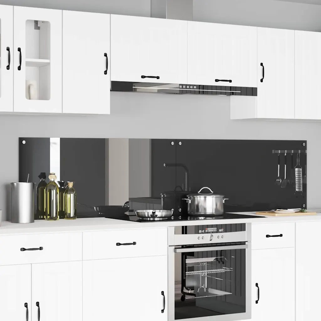 Schienale da cucina 2 pz Grigio scuro 110 x 50 cm CFW5561102