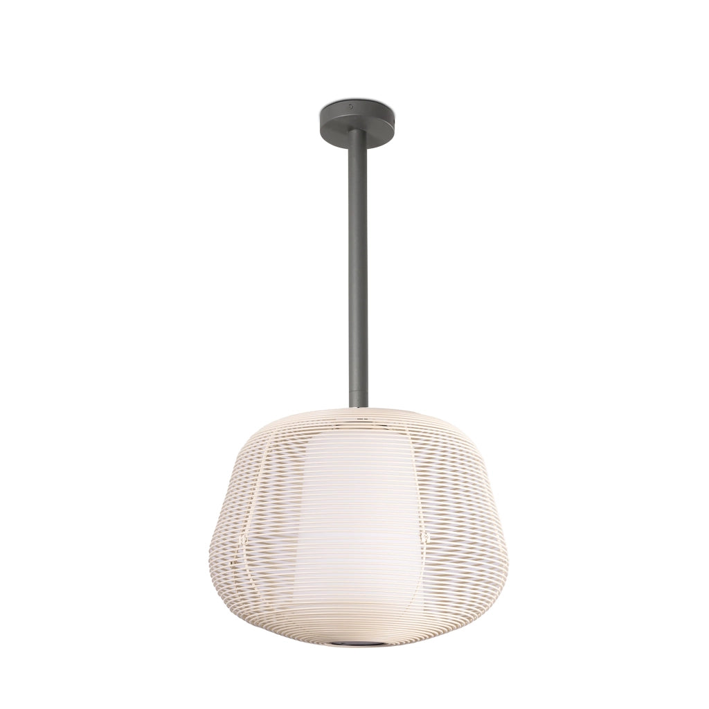 NARA M Sospensione fissa beige 1xE27