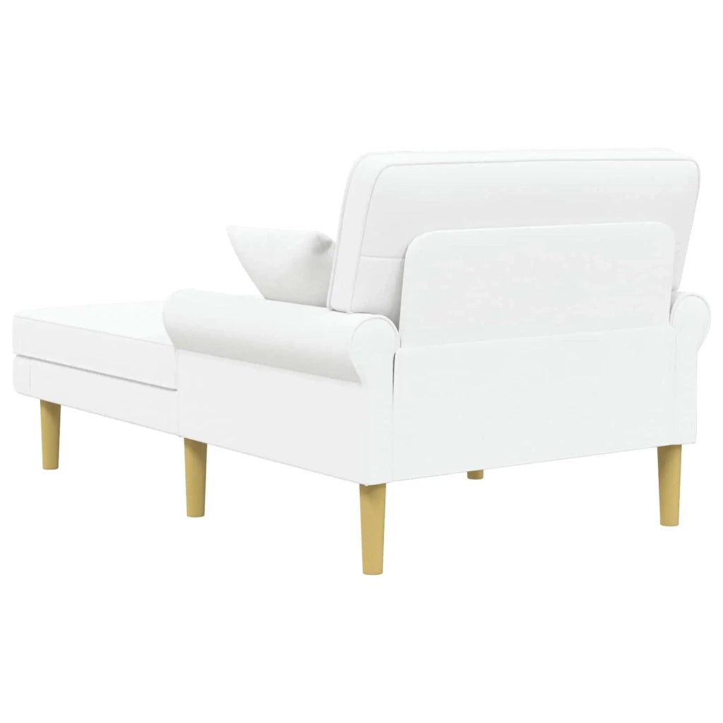 Chaise longue Bianco Tessuto 42048091
