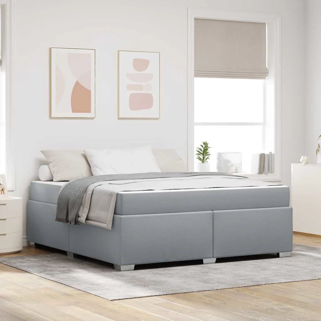 Struttura del letto Grigio chiaro 180 x 200 cm Tessuto 3399201
