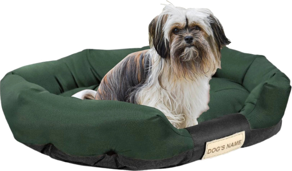 AIO FACTORY XL Letto per cani 115x95 cm Personalizzabile Impermeabile Verde