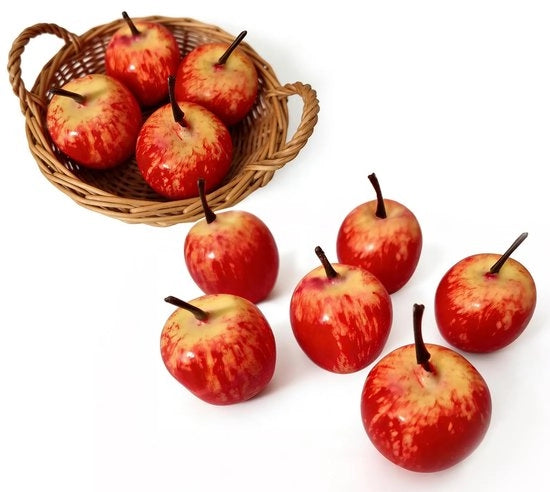 Fruit decorativo realistico a 30 pezzi - Decorazione da tavolo - Frutta in plastica - Facile da pulire - Falso frutto decorativo