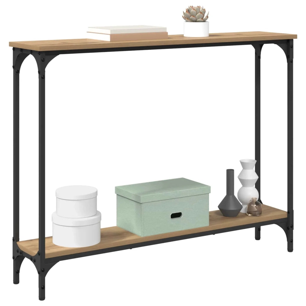 Tavolo consolle Rovere artigianale 100 x 22,5 x 75 cm 882191