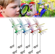 Clip-on protezione insetti per decorazione di giardino - clip per libellule.