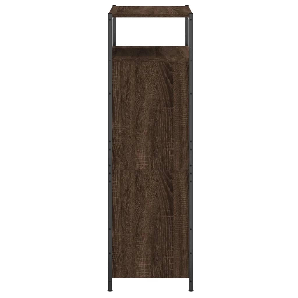 Scarpiera mobile contenitore per scarpe mobile per ingresso/corridoio/soggiorno 60 x 34 x 112 cm legno ingegnerizzato marrone 02_0021638