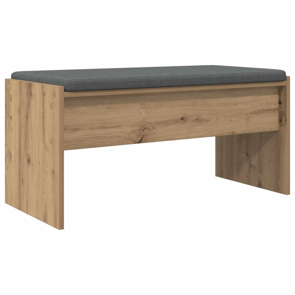 Panca per ingresso Rovere artigianale 83 x 38 x 40 cm
