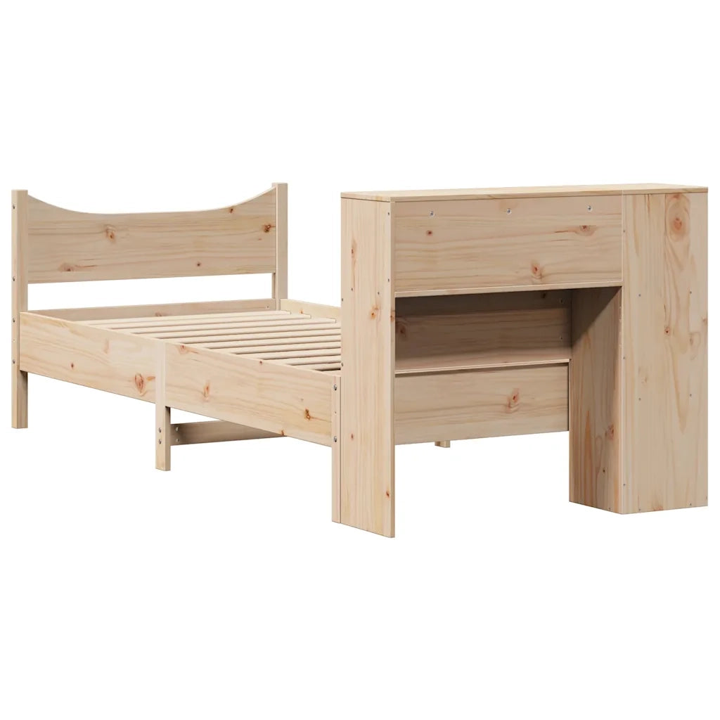 vidaXL Giroletto senza Materasso 75x190 cm in Legno Massello di Pino