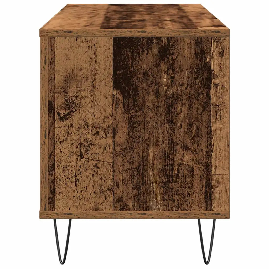 Mobile porta vinili Legno vecchio 100 x 38 x 48 cm CFW1626789