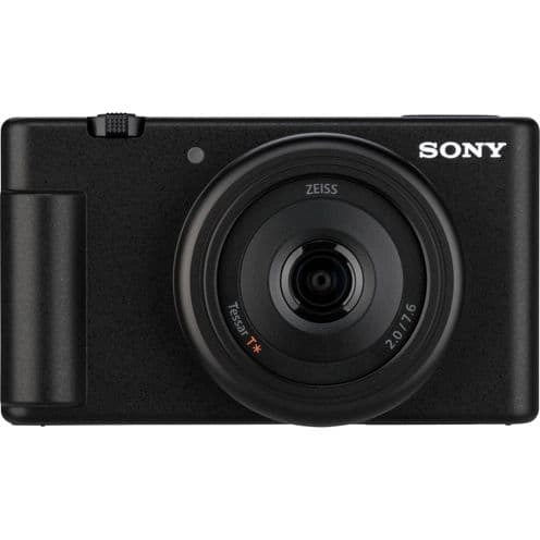 Sony Vlog camera ZV-1F di / Fotocamera digitale (schermo orientabile, video in 4K, slow motion, funzionalità per vlog) - Nera
