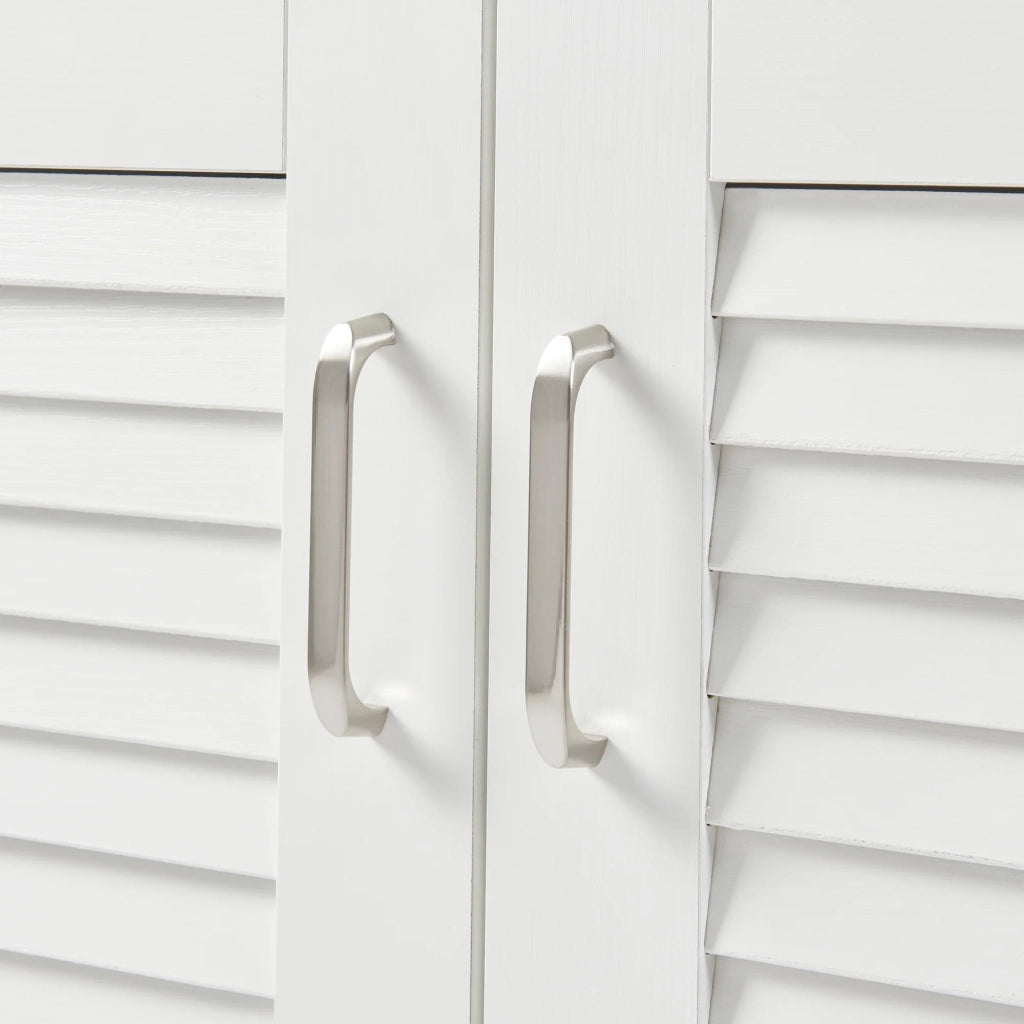 Scarpiera contenitore per scarpe MDF 62 x 125 x 36 cm bianco 03_0010124