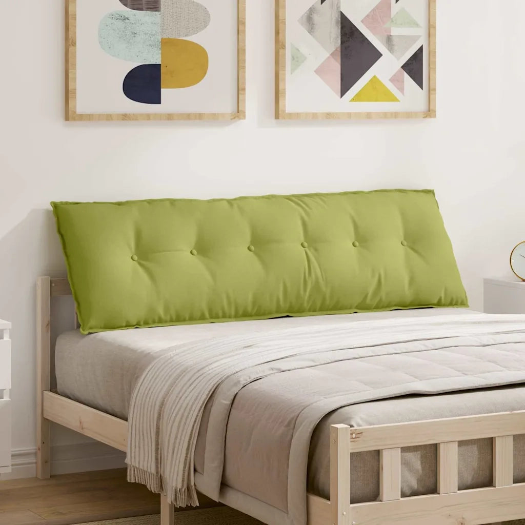 Cuscino per Schiena Verde chiaro 160 x 19 x 50 cm Tessuto