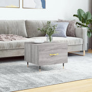 Tavolino da Salotto-Tavolino da soggiorno-Tavolo Grigio Sonoma 50x50x40 cm Legno Multistrato 778243