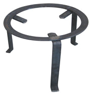 Treppiedi in ferro per camino diametro 22 cm supporto resistente per pentole e braci