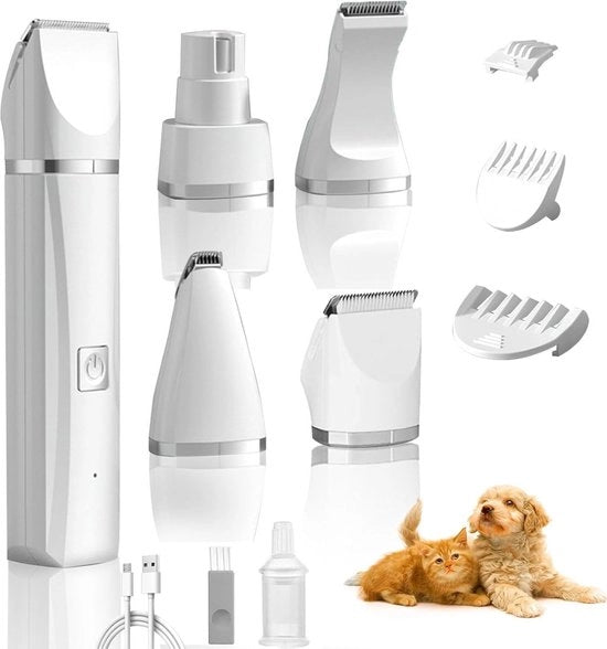 Set di taglio per cani - Tondeuse per cani - Trimmer per cani - Scissor per cani - Set di taglio per cani - Necessario per il vostro cane!