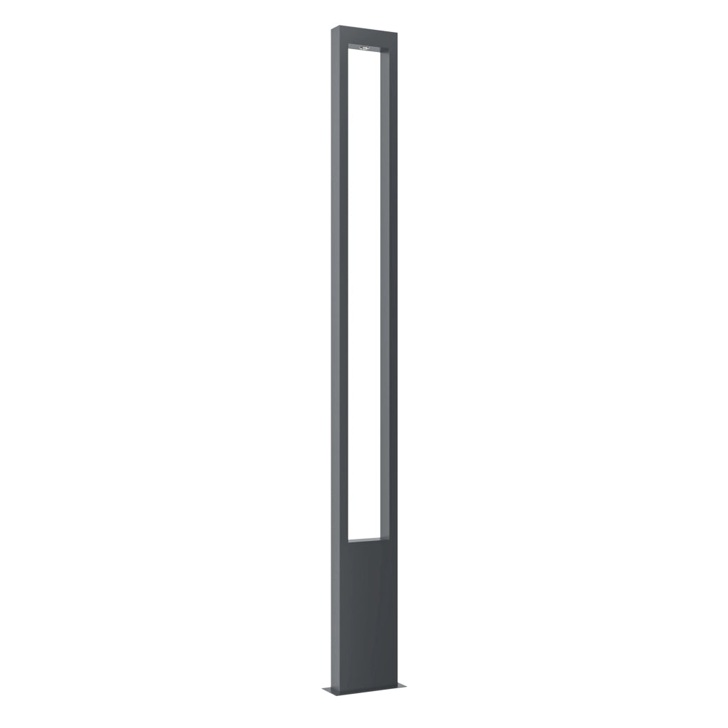Maytoni Lampada da terra moderna Bonn 1 luce LED integrato IP65 grafite metallo