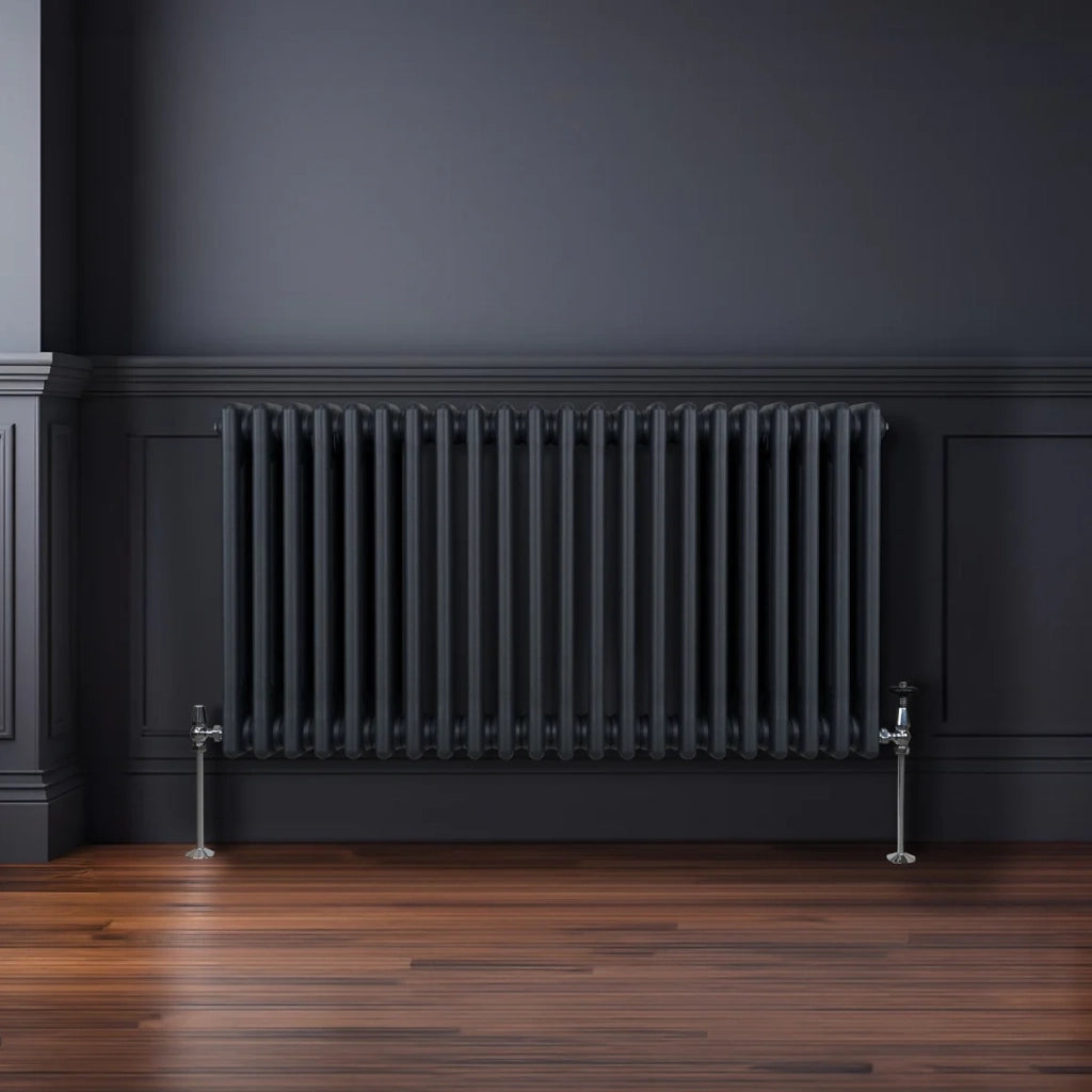 Termosifone Radiatore a 3 colonne per riscaldamento centralizzato Grigio Antracite 60 x 101cm