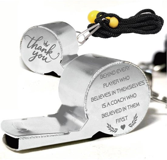Coach con Lanyard in Acciaio Inox per Sport e Allenamento