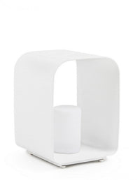 Lampada Led Ridley Bianca H35 in Alluminio