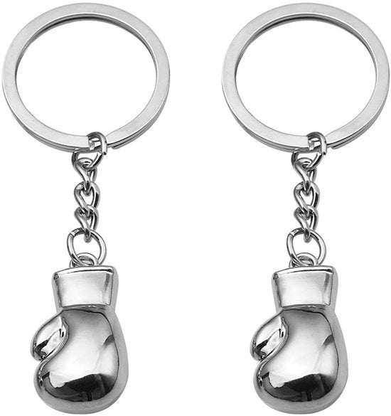 Due Accessori per Chiavi in Metallo Corrosione-Resistenti - 2 Pezzi - Aspetto Luccicante