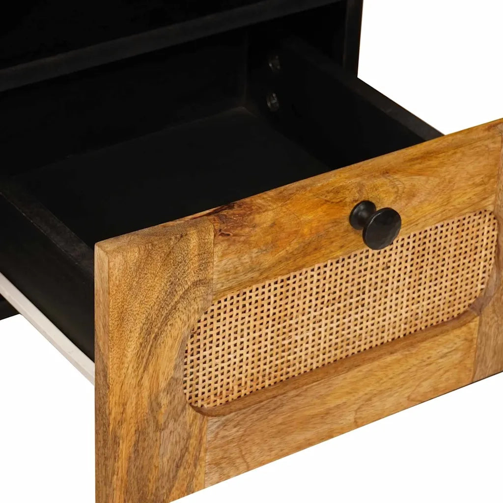 Mobile TV Marrone 100 x 33 x 46 cm Legno di mango massello 4018062