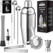 Set di shaker per cocktail - set di bar professionale - 10 pezzi - acciaio inossidabile - 750 ml