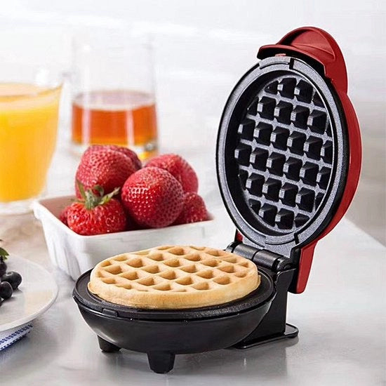 Wafelmaker elettrico 220V con temperatura costante e regolazione automatica della temperatura, riscaldamento a doppia faccia, wafelmaker/ macchina da colazione per uso domestico