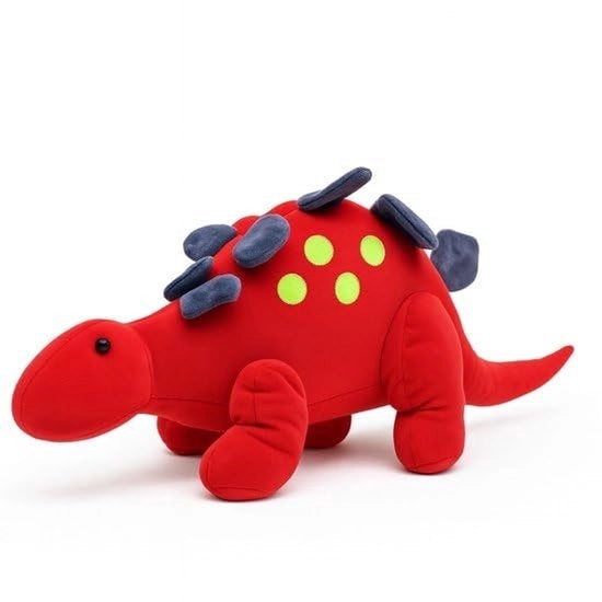 Stegosauro di Peluche XL 55 cm - Dinosauro morbido - Giocattolo di Peluche Dinosauro - Animale da Cuddicare - Grande Cuddurino Dinosauro - Regalo Perfetto