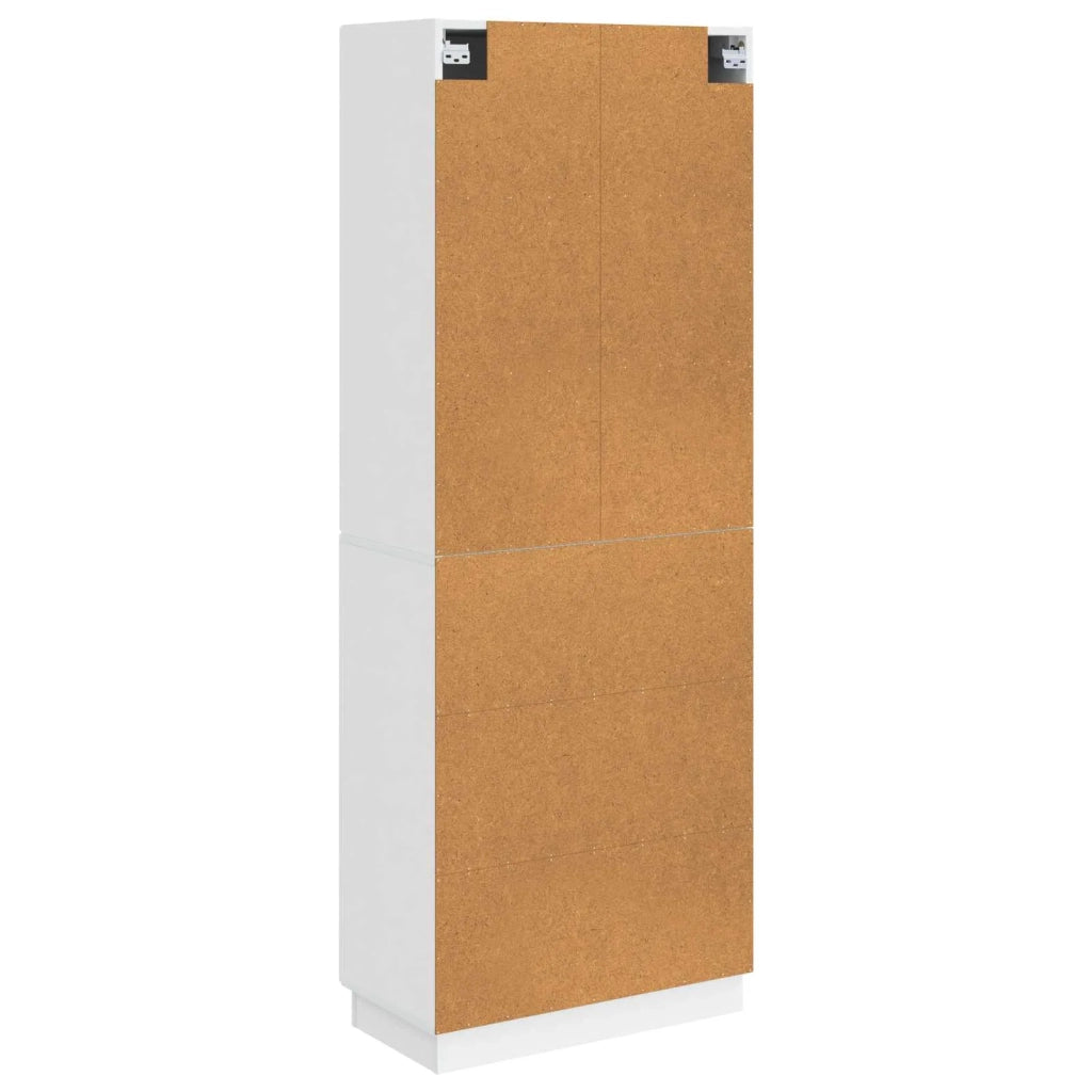 Set di armadi 2 pz Bianco Lucido Legno ingegnerizzato 3416785