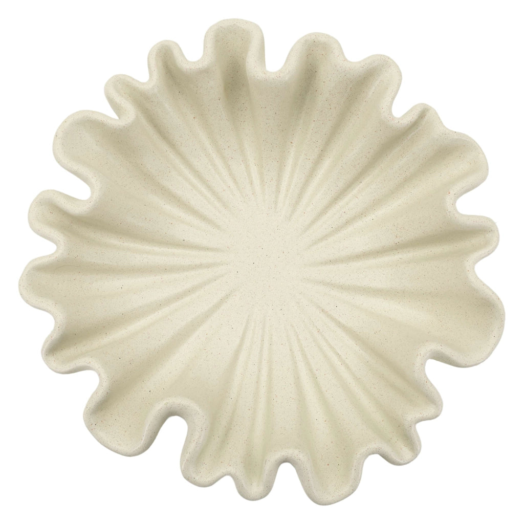 Fanelori, Svuotatasche Effetto Pietra, Bianco Crema