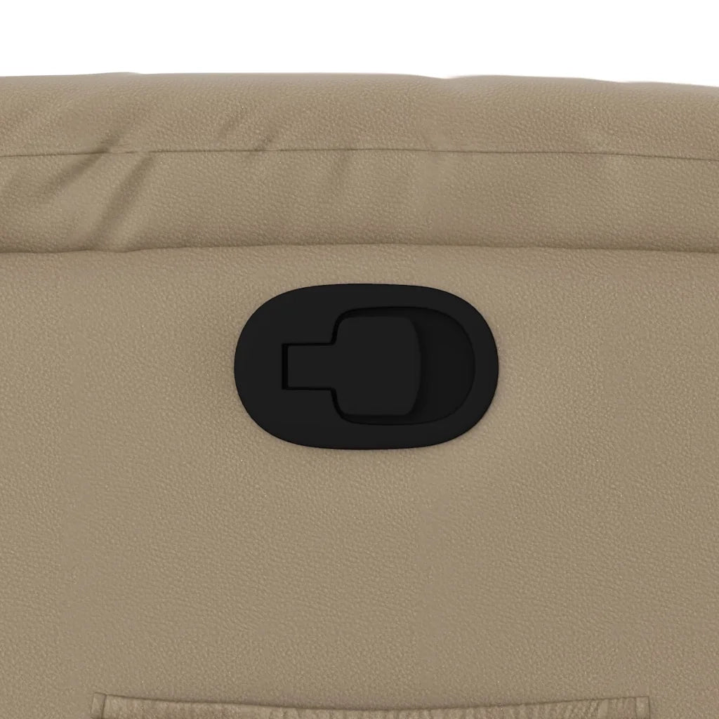 Poltrona Reclinabile Cappuccino in Similpelle 373492