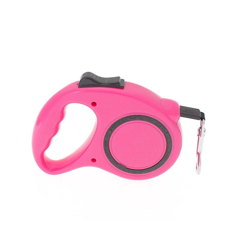Trade Shop - Guinzaglio Allungabile Per Cane Media Piccola Taglia 5 Metri Con Gancio 16kg -