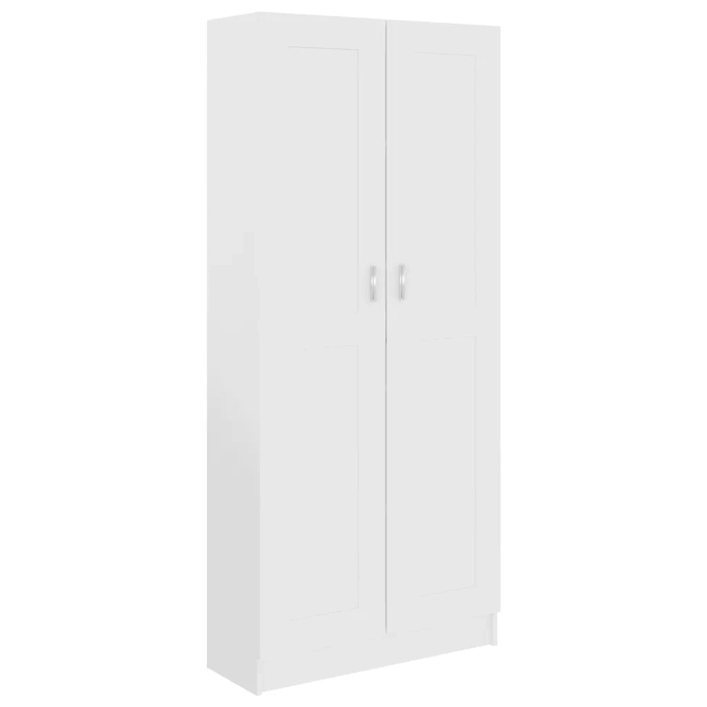 Libreria Bianca 82,5x30,5x185,5 cm in Legno Truciolato 802732