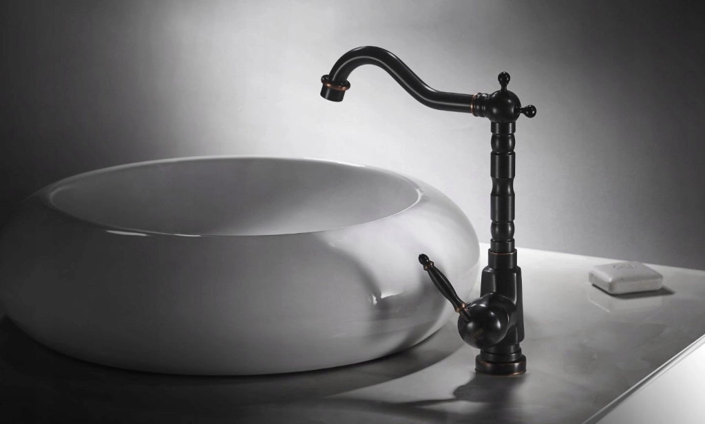 Rubinetto Da Lavabo Rea Bona Old Black High