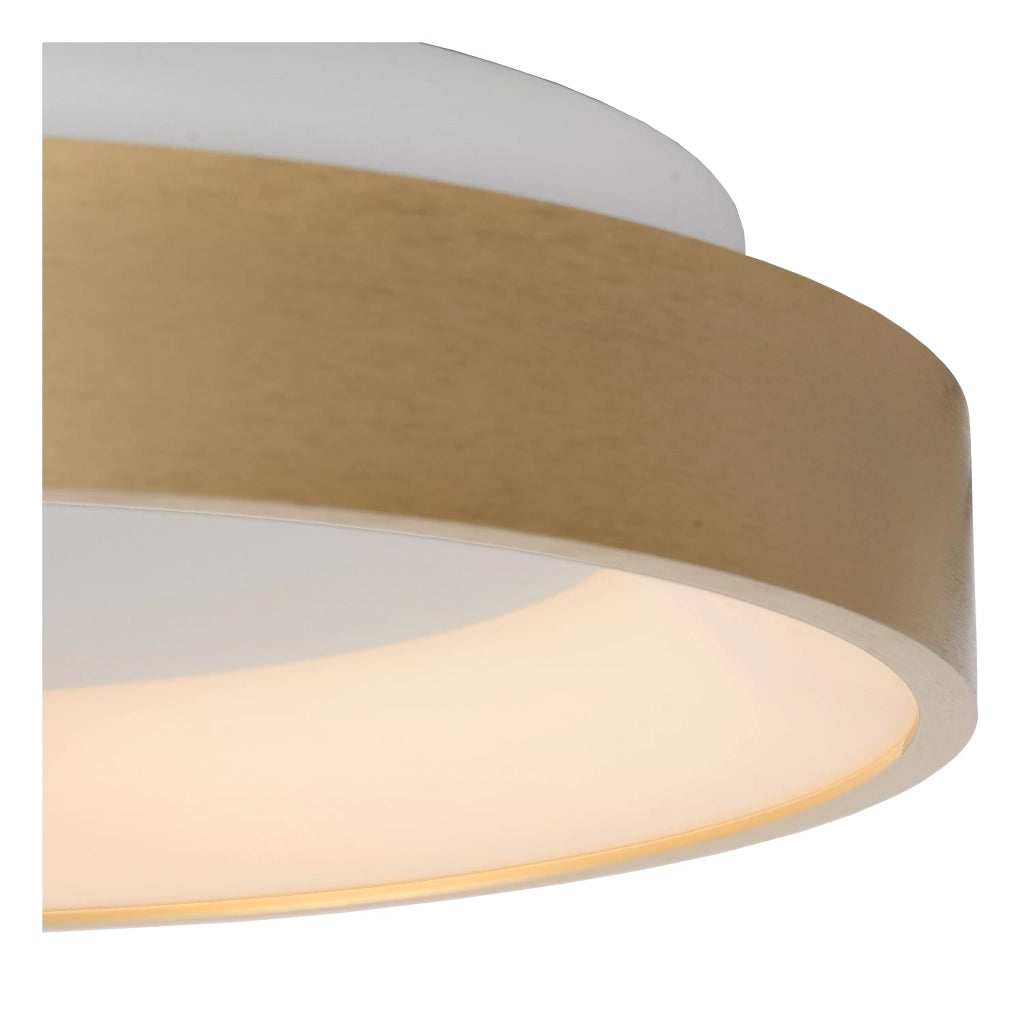 Plafoniera LED Lucide Vidal Ø28 20W oro tonda 2700K