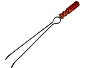 MOLLA PER CAMINO MANICO LEGNO- - cm.55h. (727 BIS) - 2 pezzi MILLE