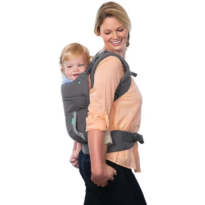 INFANTINO Cuddle Up Bear Marsupio - 2 modalità: fronte ventrale e dorsale