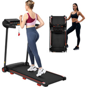 Tapis Roulant Pieghevole 3,0 HP fino a 14 km/h con Inclinazione 8%, Bluetooth e Portata 120 kg