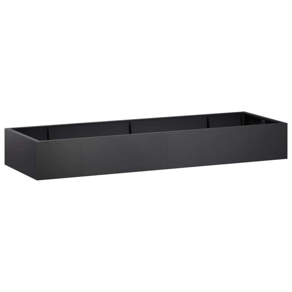 Muro di contenimento 8 pz 300 x 100 x 30 cm Acciaio Nero 3449240