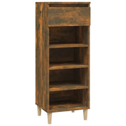 Scarpiera mobiletto portascarpe mobile per ingresso/corridoio/soggiorno 40 x 36 x 105 cm legno ingegnerizzato marrone 02_0021559