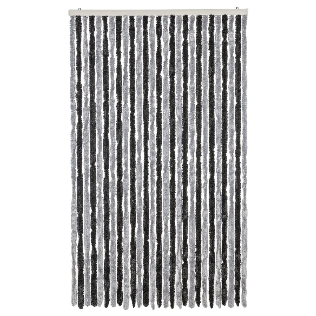 Tenda Antimosche Grigia e Nera 118x220 cm in Ciniglia CFW3588382