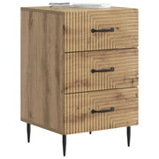 Comodino | Armadio da Notte | Mobiletto da notte Rovere Artigianale 43 x 41 x 66,5 cm