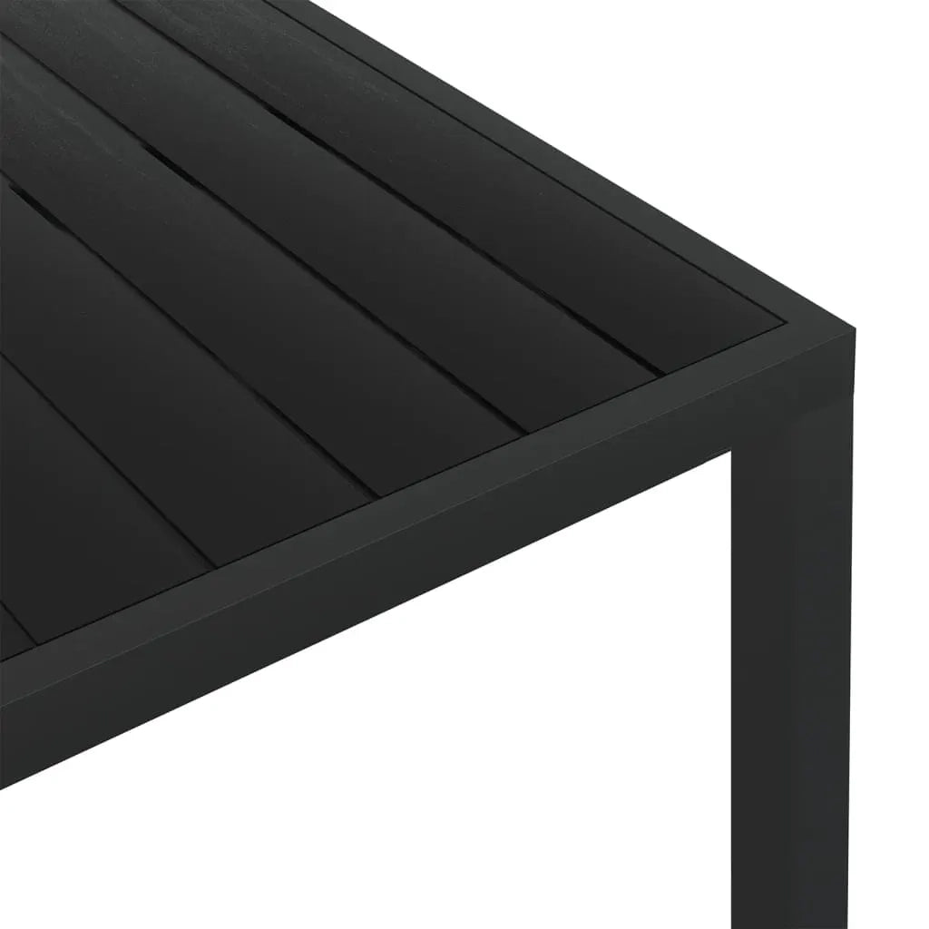 Set da Pranzo per Giardino 7 pz con Cuscini Polyrattan Grigio 3095030